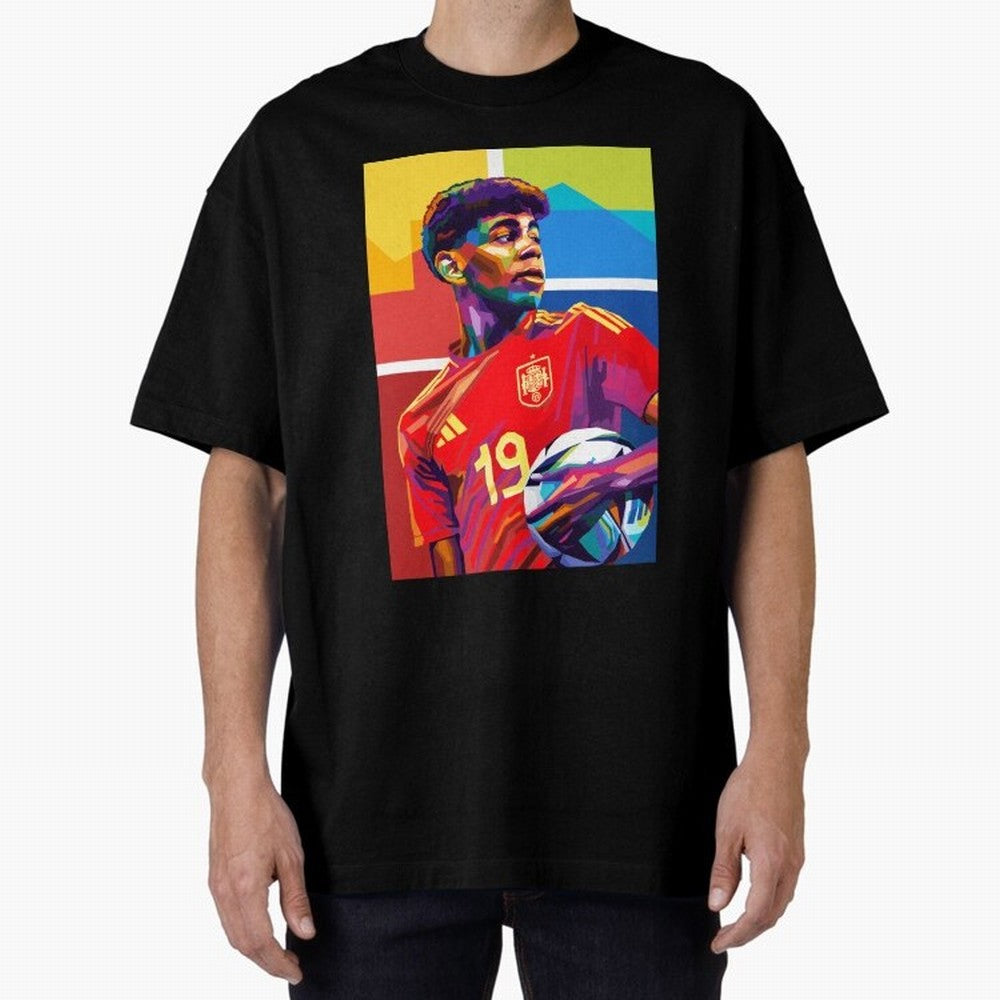 Lamine Yamal Football Wpap Art Classic T-Shirt Show Your Love for the FIFA World Cup 2026 USA Canada Mexico Journey through Messi and Cristiano Ronaldo Highlights, England, France and Netherlands Pride, Tournament Hype, Historic Matchups, Family