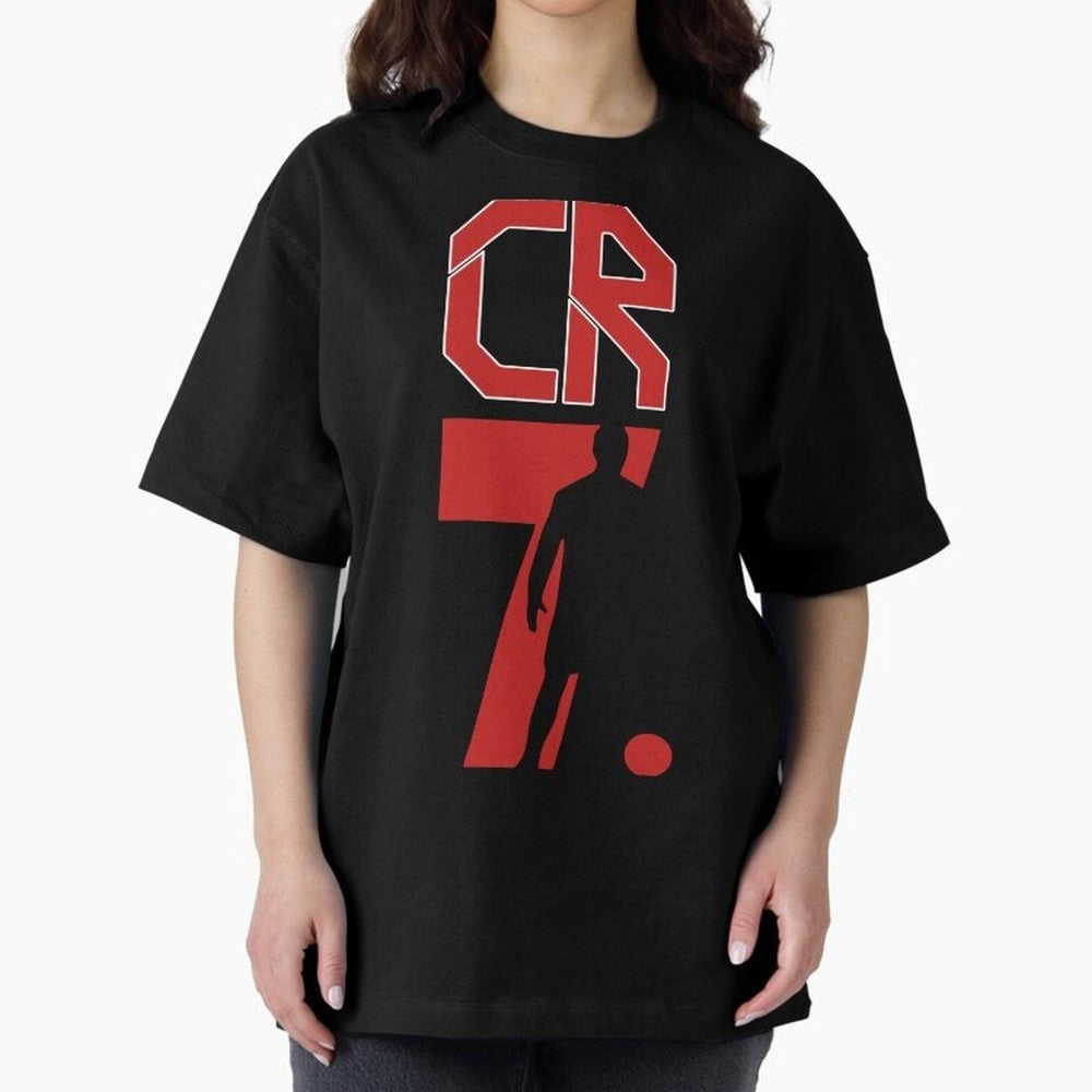 Football World Cup cristiano ronaldo CR7 Legacy Oversized T-Shirt Fuel Match Day Hype around FIFA World Cup 2026, Messi, CR7 and Mbappe, Germany, Fan Favorite Moments, National Team Passion, Big Match Drama and Soccer History; Made for Die Hard