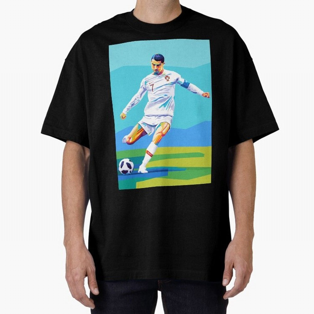 Cristiano Ronaldo Wpap Art Classic T-Shirt Feel the Heartbeat of the FIFA World Cup 2026 Group Stage Journey through Neymar, Haaland and Cristiano Ronaldo Highlights, Portugal Pride, Supporter Pride, Iconic Celebrations, Legendary Names and Global