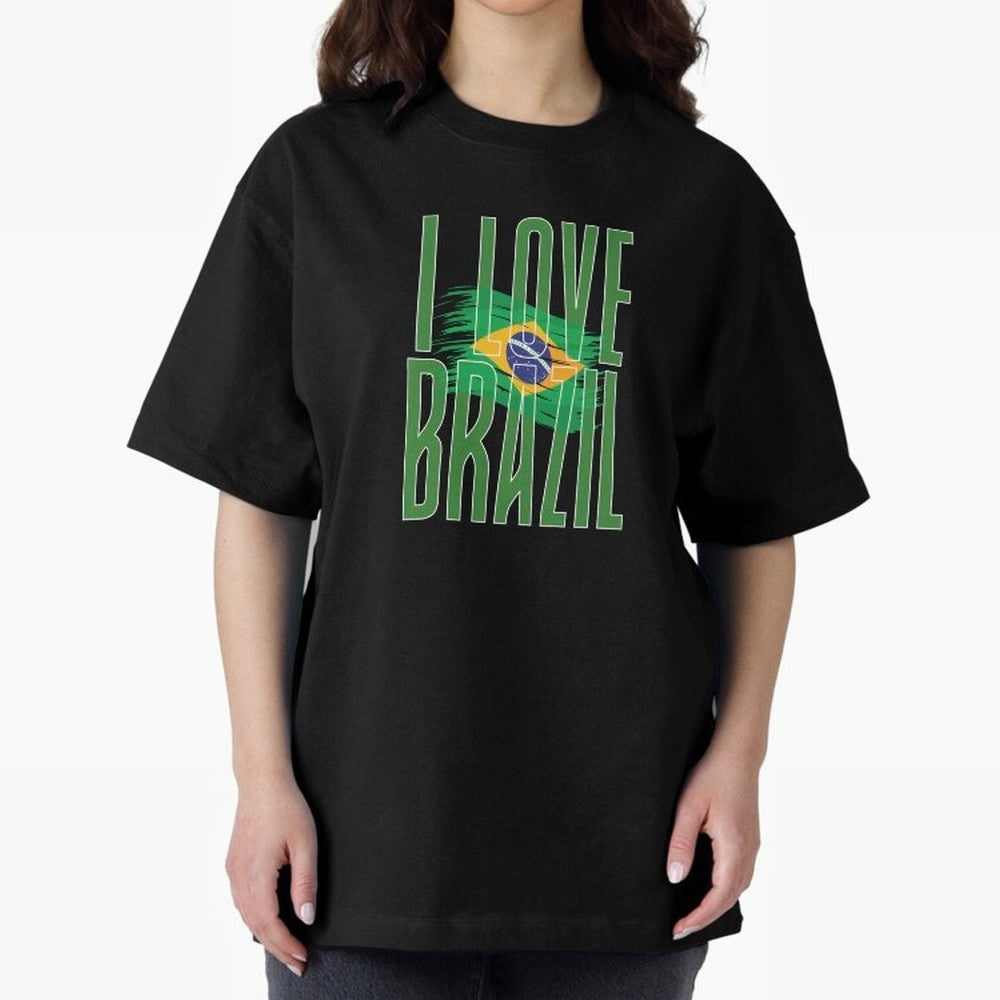 Art I Love BRAZIL Classic T-Shirt Stand with Global Football Passion for FIFA World Cup 2026 USA Canada Mexico, Driven by Mbappe and Neymar, Argentina, Soccer Culture, Superstar Moments, National Team Dreams and Competitive Fire; Great for