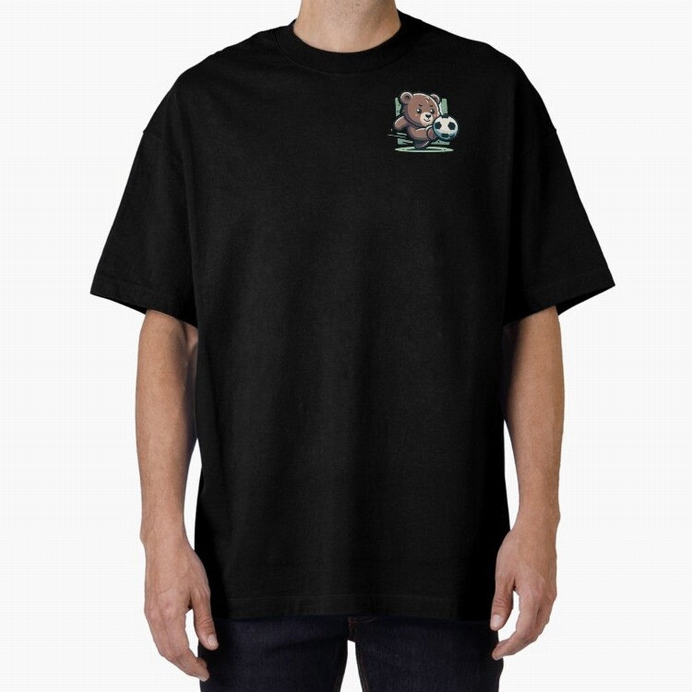 Football Bear Classic T-Shirt Fuel Your Fan Pride for Match Day Hype around FIFA World Cup 2026 USA Canada Mexico, Messi, Brazil, Football Passion, Legendary Performances, Festival Vibes and Supporter Community; Perfect for People Who Love