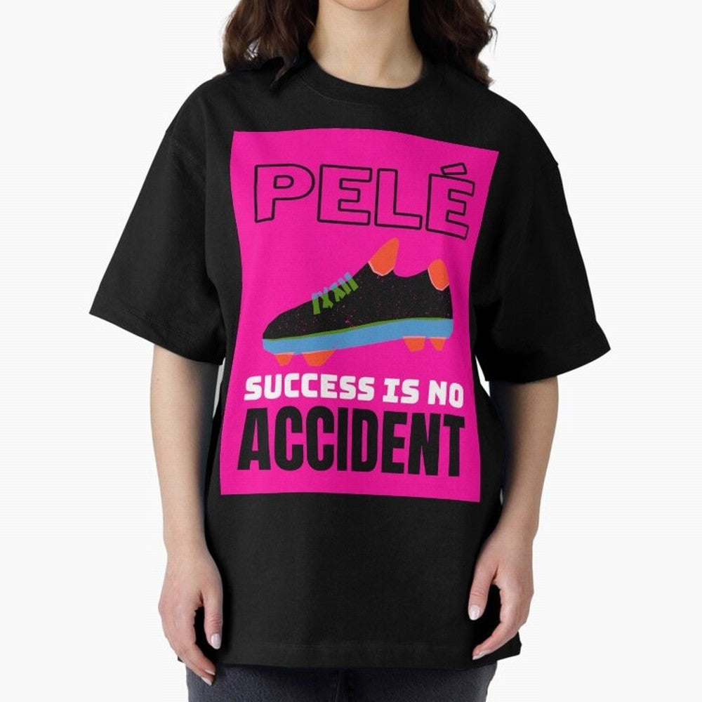 Pele Quote Success Is No Accident Graphic Classic T-Shirt Make Game Day About FIFA World Cup 2026 Filled with Neymar, Haaland and Cristiano Ronaldo, Portugal, Spain and Germany Energy, Tournament Hype, Historic Matchups, Family Viewing Parties and