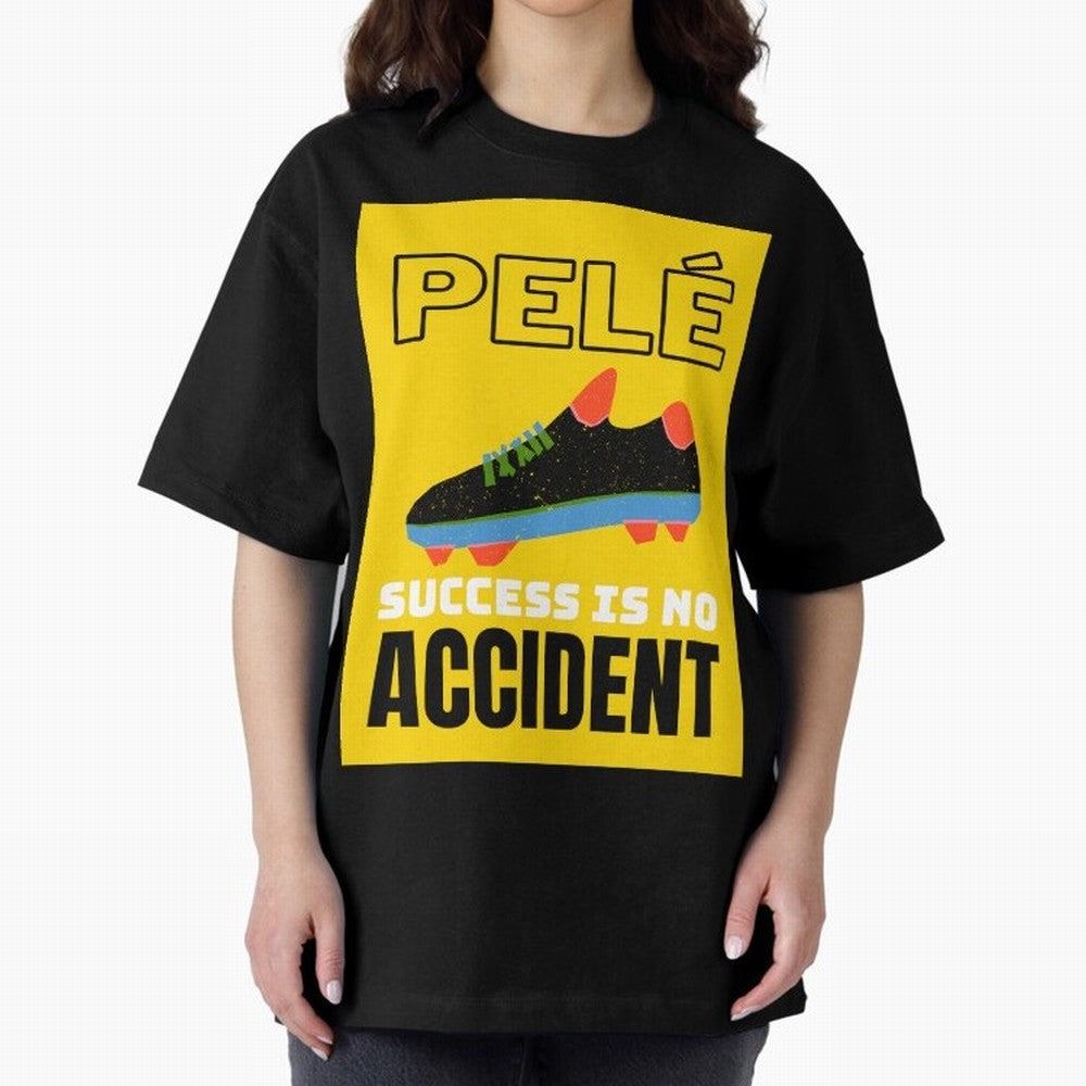 Pele Quote Success Is No Accident Graphic Classic T-Shirt Discover the FIFA World Cup 2026 Journey through Messi, Neymar and Mbappe Highlights, Portugal, Spain and Germany Pride, Football Passion, Legendary Performances, Festival Vibes and