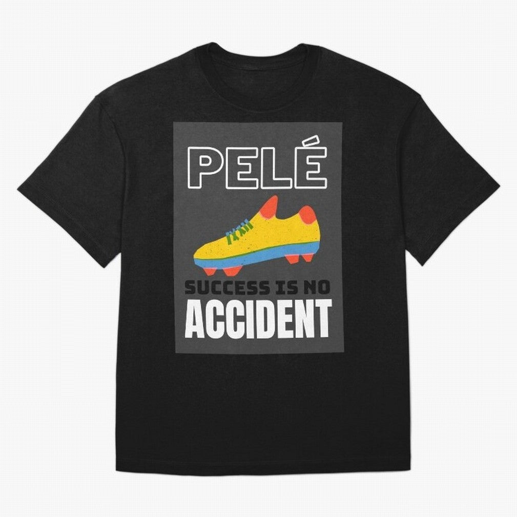 Pele Quote Success Is No Accident Graphic Classic T-Shirt Step into FIFA World Cup 2026 Group Stage for Fans of Haaland and Mbappe and Portugal, Bringing Classic Soccer Heritage, Championship Pressure, Fan Loyalty and International Pride; Made for
