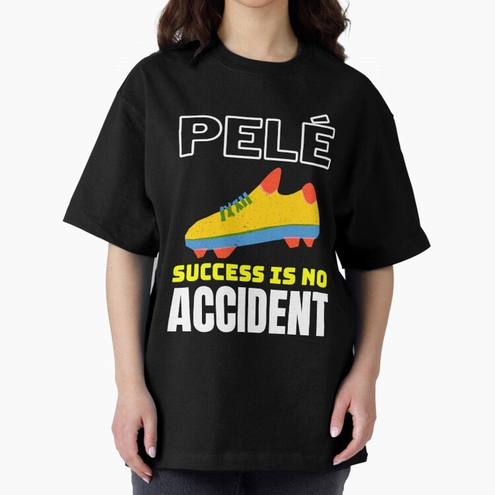 Pele Quote Success Is No Accident Graphic Classic T-Shirt Bring Stadium Energy to the FIFA World Cup 2026 Journey through Messi, CR7 and Mbappe Highlights, Brazil Pride, Worldwide Fan Energy, Dramatic Goals, Stadium Lights and Championship