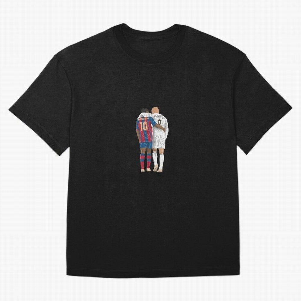 Ronaldinho, Ronaldo Minimalist Oversized T-Shirt Honor the Beautiful Game during Match Day Hype around FIFA World Cup 2026 USA Canada Mexico, Cristiano Ronaldo, Haaland and CR7, England and Germany, Football Festival Excitement, Trophy Ambitions,