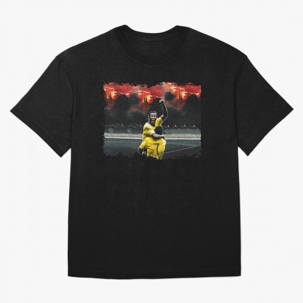 Pele 8K Classic T-Shirt Support the Legends of FIFA World Cup 2026 Spirit, Made for Argentina, France and Brazil, Neymar, Retro Football Energy, Iconic Rivalries, Trophy Chase Drama and Stadium Atmosphere; Great for Supporters Who Love Legendary