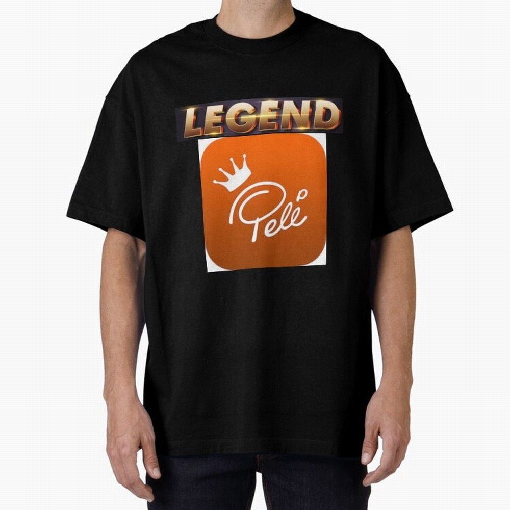 Signed Pele Shirt Oversized T-Shirt Join FIFA World Cup 2026 USA Canada Mexico Spirit, Driven by Germany, Messi, Neymar and Mbappe, Soccer Culture, Superstar Moments, National Team Dreams and Competitive Fire; Perfect for Supporters Who Want Bold