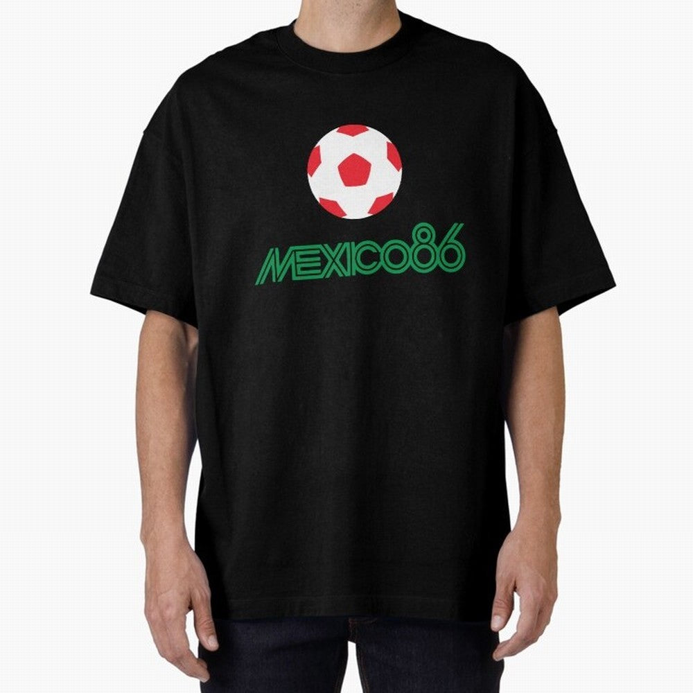 Mexico 86 World Cup Print8 Classic T-Shirt Celebrate the Magic of FIFA World Cup 2026 USA Canada Mexico for Fans of Messi, CR7 and Mbappe and Brazil, Portugal and Argentina, Bringing Football Passion, Legendary Performances, Festival Vibes and