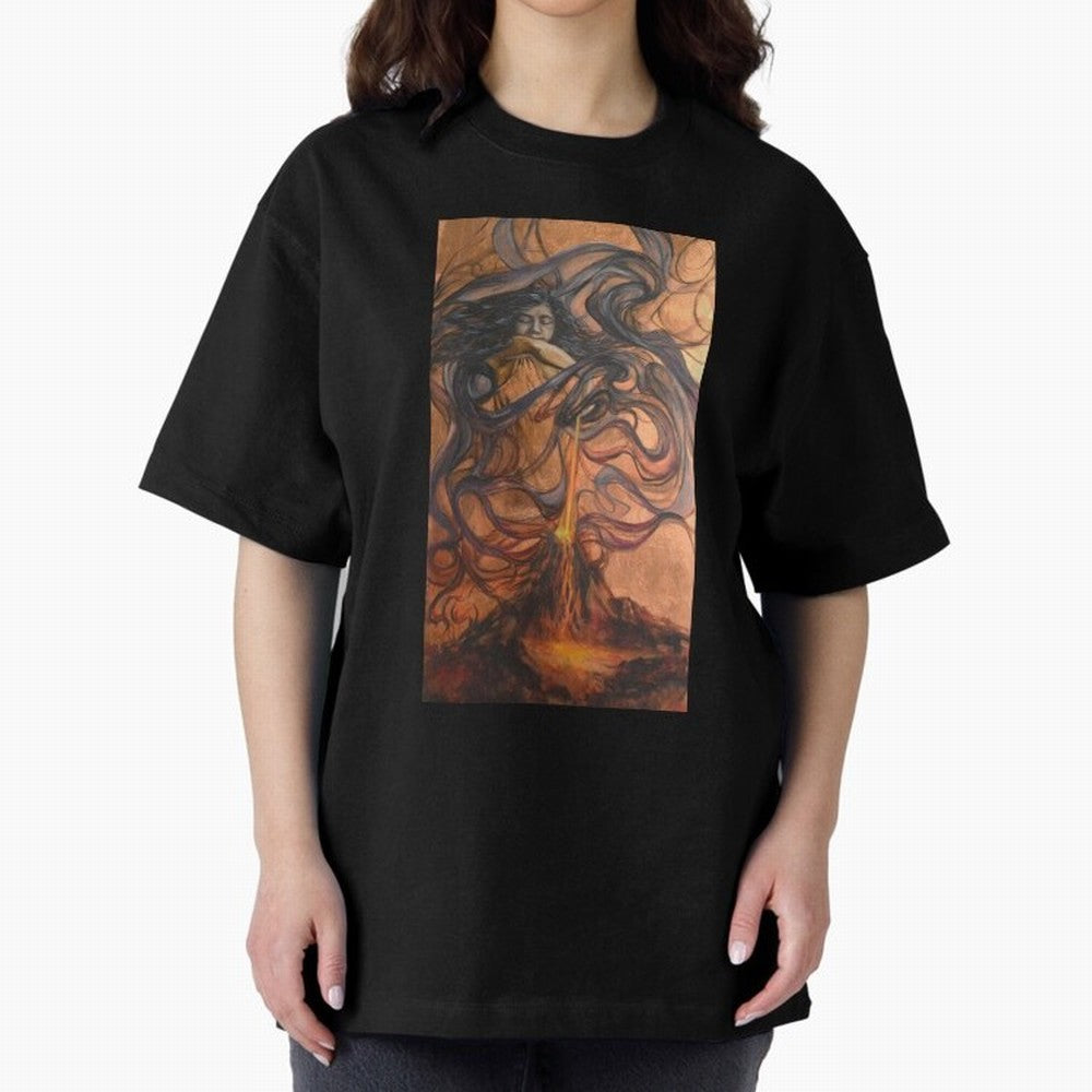 Pele Hawaiian Fire and Volcano Goddess painting Essential T-Shirt Relive FIFA World Cup 2026 for Fans of Cristiano Ronaldo, Haaland and CR7 and Argentina, Bringing Game Day Rituals, Football Legends, Country Pride and the Road to the Final; Perfect
