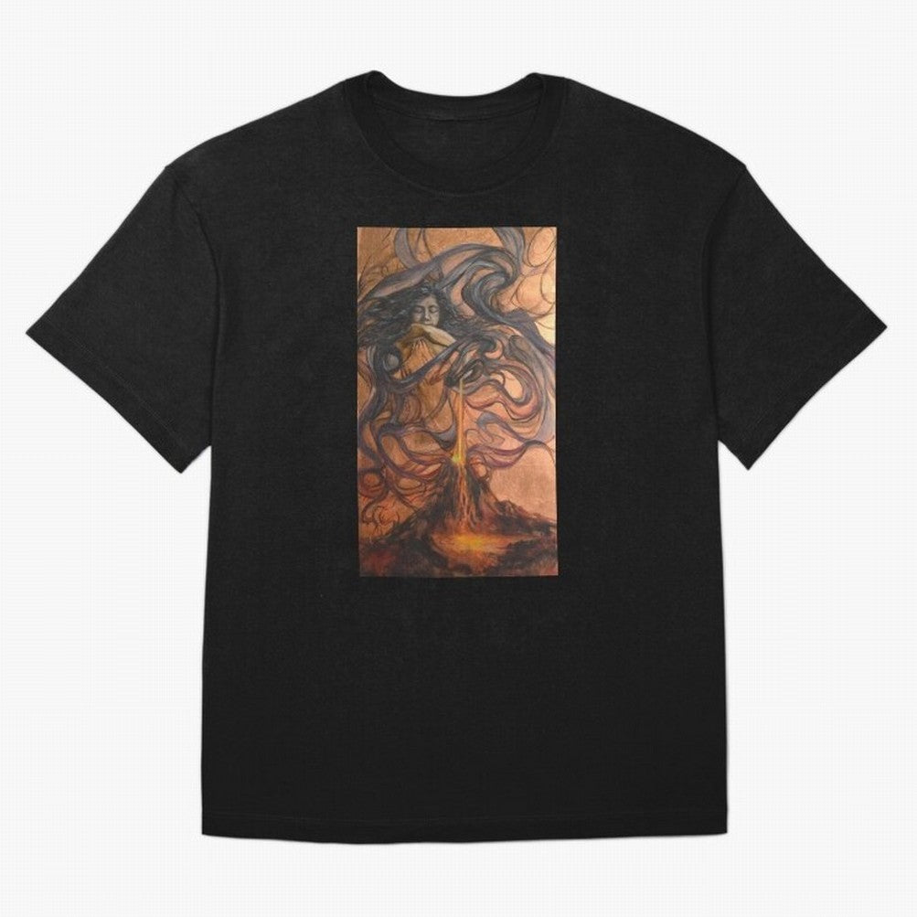 Pele Hawaiian Fire and Volcano Goddess painting Essential T-Shirt Relive FIFA World Cup 2026 for Fans of Cristiano Ronaldo, Haaland and CR7 and Argentina, Bringing Game Day Rituals, Football Legends, Country Pride and the Road to the Final; Perfect