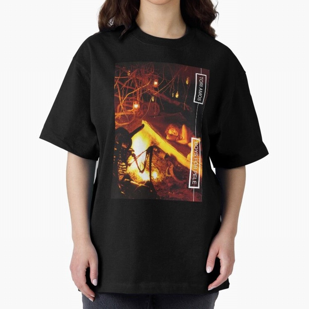 Tori Amos Boys For Pele Promo Alt Cover Album Art Fireside202 Oversized T-Shirt Bring World Football Passion into Global Football Passion for FIFA World Cup 2026 USA Canada Mexico, with Neymar, England and Germany, Classic Soccer Heritage,