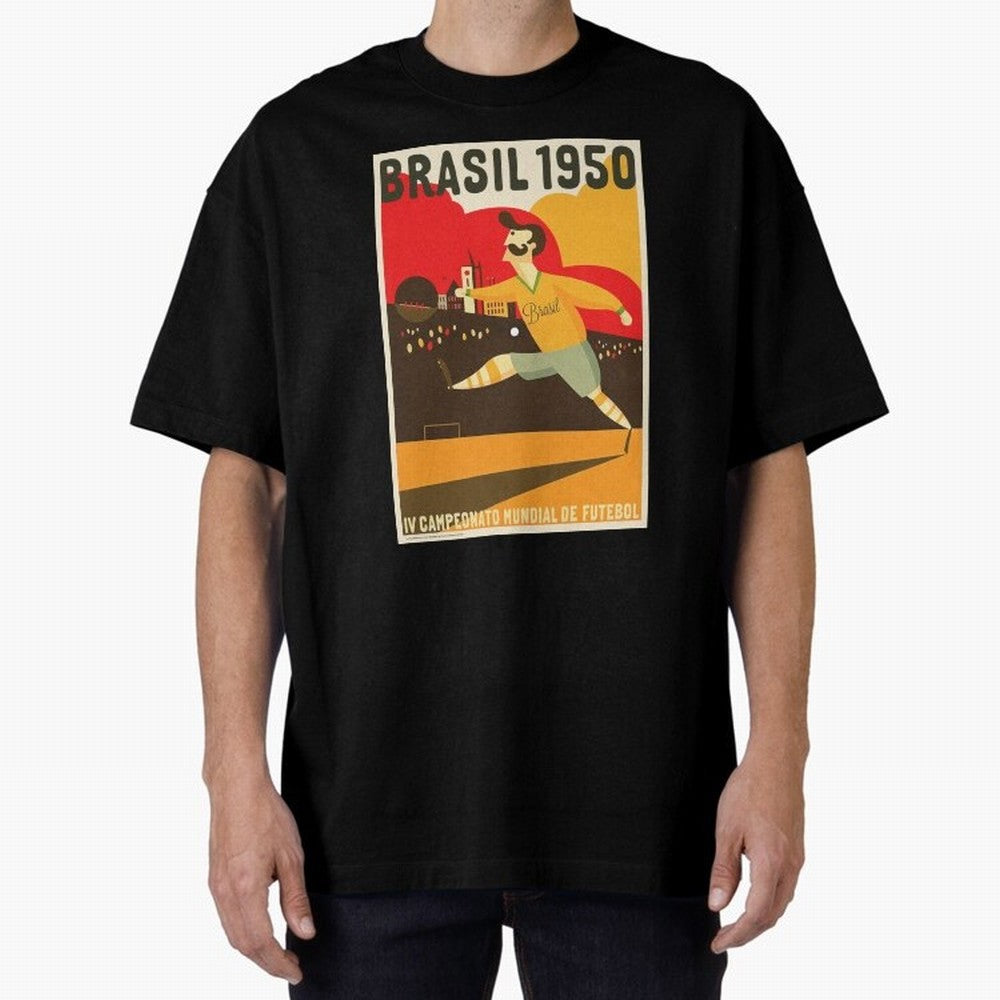 Brasil 1950 World Cup6 Essential T-Shirt Feel the Trophy Chase of FIFA World Cup 2026 Spirit, Built around Portugal, Haaland, Global Supporter Spirit, Legendary Goals, National Colors and Tournament Celebration; Ideal for Fans Who Follow Messi,