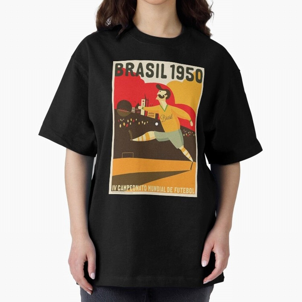 Brasil 1950 World Cup6 Essential T-Shirt Feel the Trophy Chase of FIFA World Cup 2026 Spirit, Built around Portugal, Haaland, Global Supporter Spirit, Legendary Goals, National Colors and Tournament Celebration; Ideal for Fans Who Follow Messi,