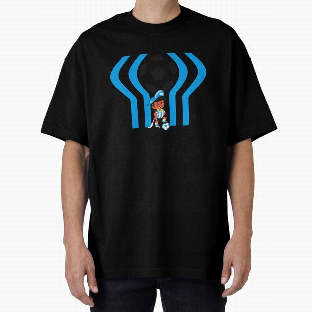 Argentina 78 Mascot Print1 Essential T-Shirt Represent Football Lovers during FIFA World Cup 2026 Spirit, Celebrating Brazil, Portugal and Argentina, CR7, Football History, Final Match Energy, Crowd Noise and Once in a Lifetime Moments; Built for