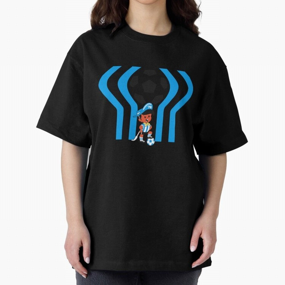 Argentina 78 Mascot Print1 Essential T-Shirt Represent Football Lovers during FIFA World Cup 2026 Spirit, Celebrating Brazil, Portugal and Argentina, CR7, Football History, Final Match Energy, Crowd Noise and Once in a Lifetime Moments; Built for