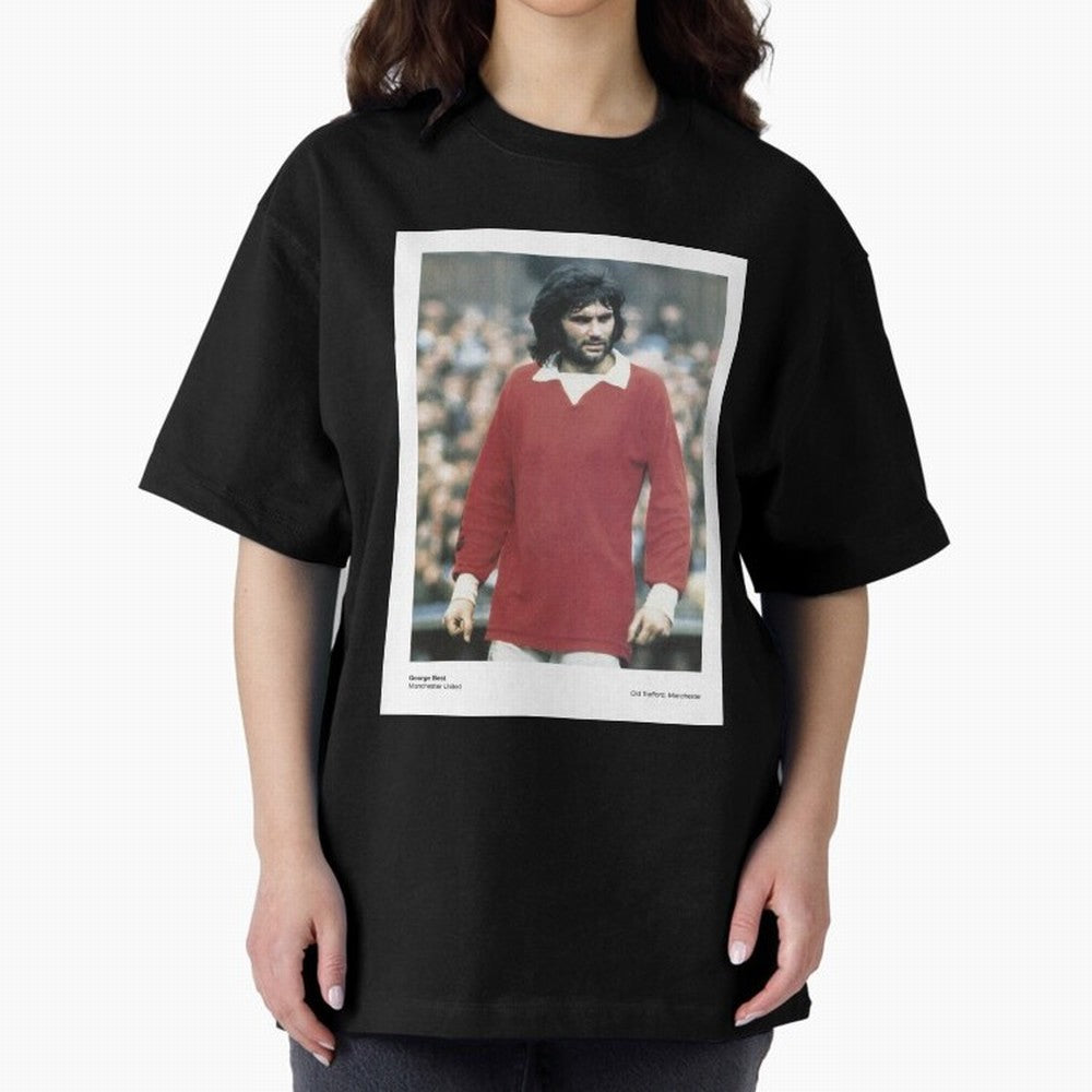George Best Manchester United1 Oversized T-Shirt Unlock the FIFA World Cup 2026 Group Stage Journey through Mbappe and Neymar Highlights, Brazil Pride, Stadium Chants, National Pride, Trophy Dreams and Unforgettable Football Memories; Ideal for