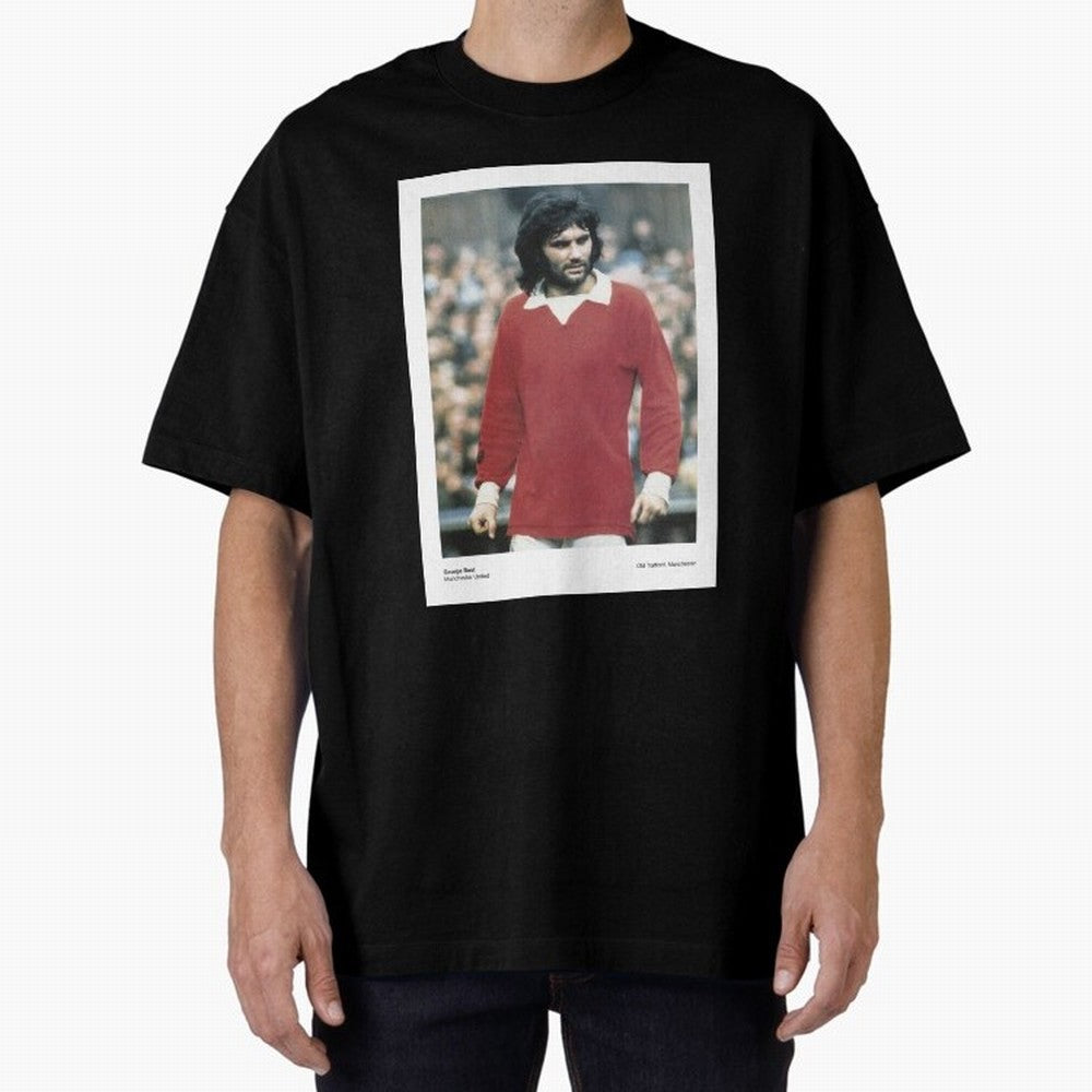George Best Manchester United1 Oversized T-Shirt Unlock the FIFA World Cup 2026 Group Stage Journey through Mbappe and Neymar Highlights, Brazil Pride, Stadium Chants, National Pride, Trophy Dreams and Unforgettable Football Memories; Ideal for