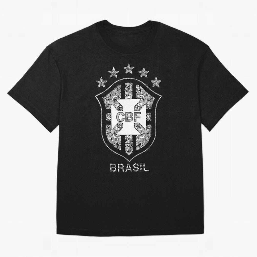 BRASIL NATIONAL FOOTBALL TEAM LOGO Oversized T-Shirt Join the Countdown to Match Day Hype around FIFA World Cup 2026 Group Stage, CR7 and Messi, England and Germany, Soccer Culture, Superstar Moments, National Team Dreams and Competitive Fire;