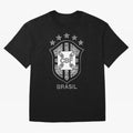BRASIL NATIONAL FOOTBALL TEAM LOGO Oversized T-Shirt Join the Countdown to Match Day Hype around FIFA World Cup 2026 Group Stage, CR7 and Messi, England and Germany, Soccer Culture, Superstar Moments, National Team Dreams and Competitive Fire;