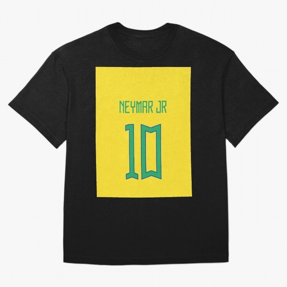 Neymar - Brazil 2022 Graphic T-Shirt Stand Out with Spirit from FIFA World Cup 2026 Group Stage Spirit, with Argentina and Brazil, Haaland and Mbappe, Match Day Excitement, Supporter Culture, Golden Goals and Global Football Passion; Perfect for