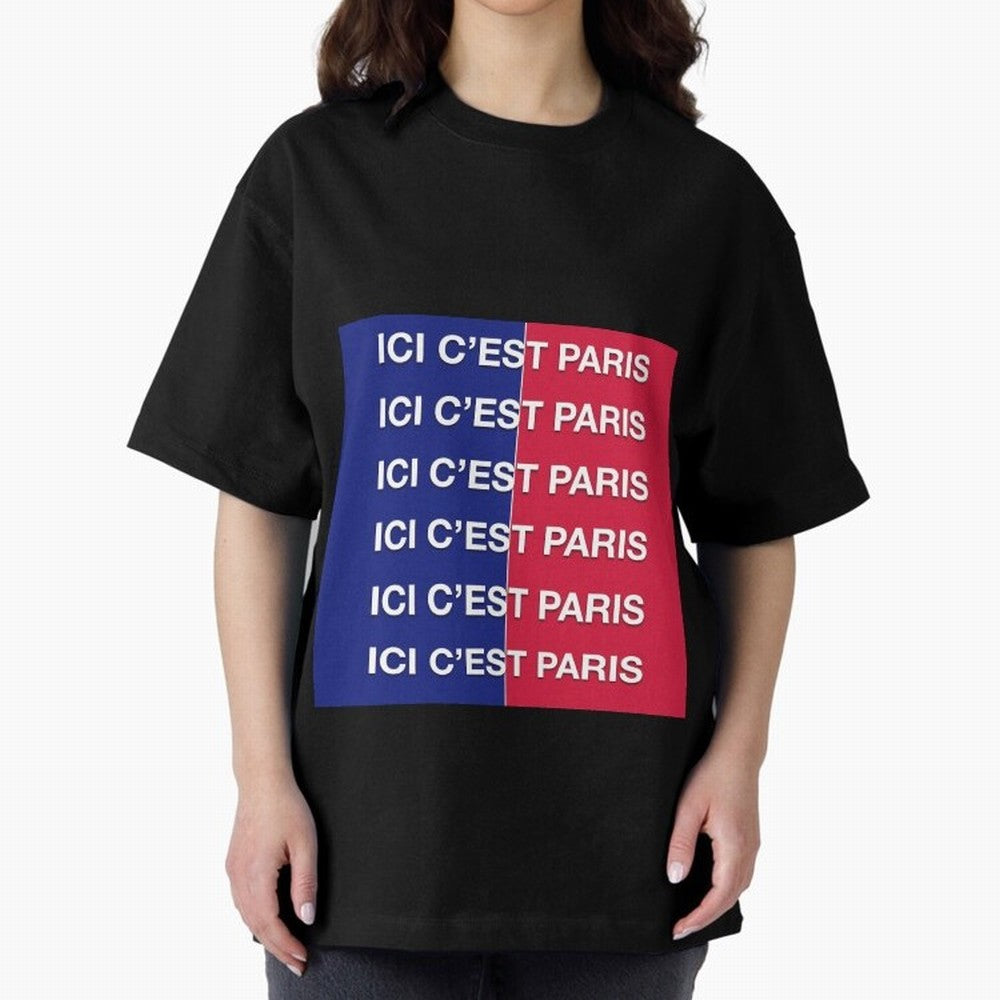ICI C'EST PARIS Premium T-Shirt Feel the Heartbeat of FIFA World Cup 2026 Group Stage Celebrating Mbappe, Spain and Netherlands Energy, Worldwide Fan Energy, Dramatic Goals, Stadium Lights and Championship Celebrations; Made for Collectors Who