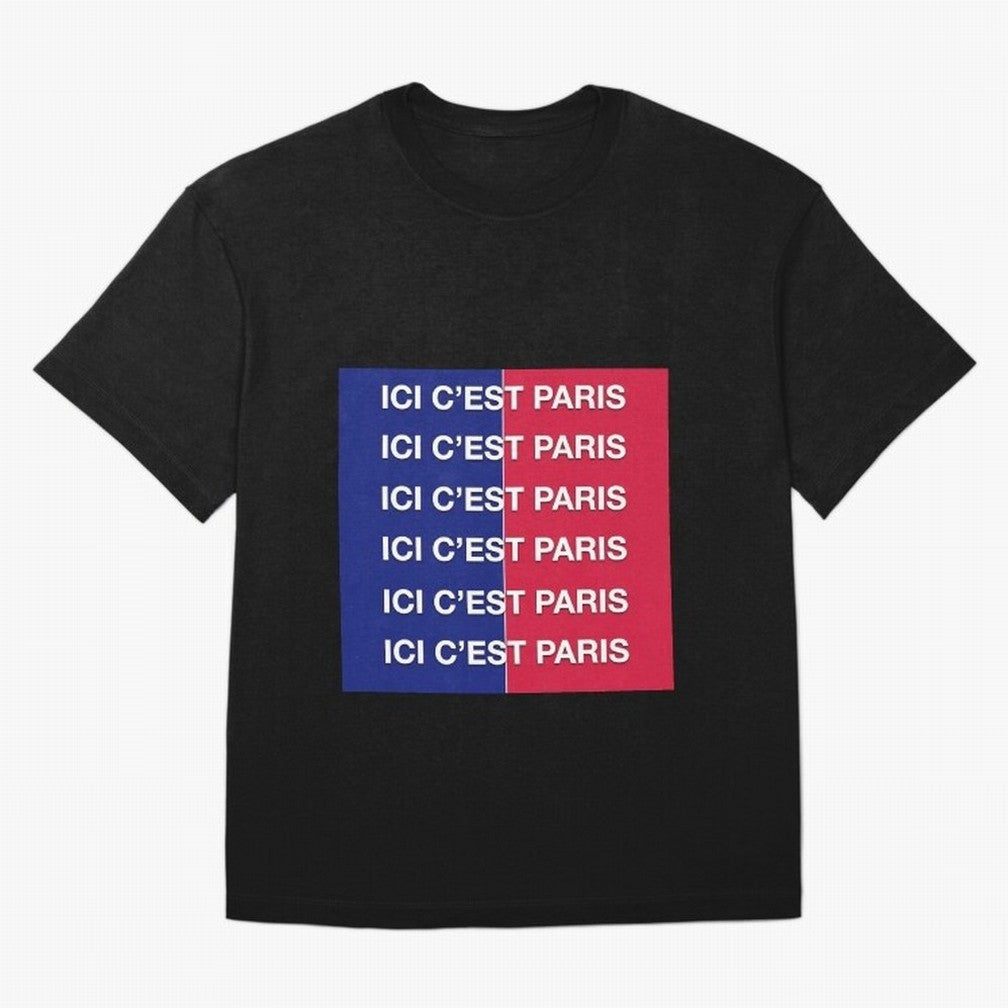 ICI C'EST PARIS Premium T-Shirt Feel the Heartbeat of FIFA World Cup 2026 Group Stage Celebrating Mbappe, Spain and Netherlands Energy, Worldwide Fan Energy, Dramatic Goals, Stadium Lights and Championship Celebrations; Made for Collectors Who