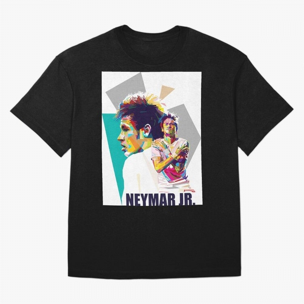 Young Neymar WPAP art Premium T-Shirt Show Passion for the Stars of Match Day Hype around FIFA World Cup 2026 Group Stage, Neymar, Haaland and Cristiano Ronaldo, Brazil, Stadium Chants, National Pride, Trophy Dreams and Unforgettable Football