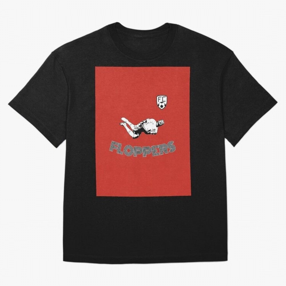 Floppers FC - Unique and Original Design Graphic T-Shirt Join Supporters Worldwide for FIFA World Cup 2026 Spirit, Celebrating Argentina, Cristiano Ronaldo, Haaland and CR7, Vintage Soccer Flavor, Modern Football Stars, National Flags and Final