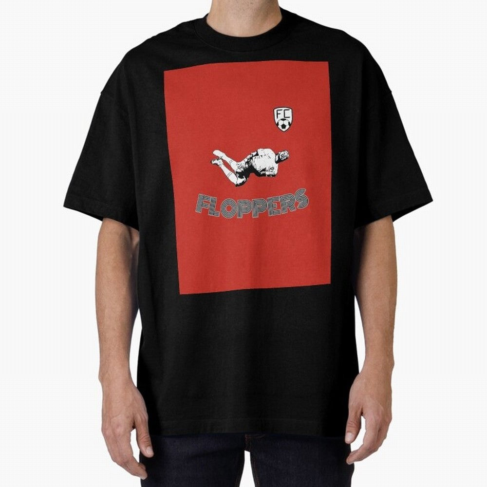 Floppers FC - Unique and Original Design Graphic T-Shirt Join Supporters Worldwide for FIFA World Cup 2026 Spirit, Celebrating Argentina, Cristiano Ronaldo, Haaland and CR7, Vintage Soccer Flavor, Modern Football Stars, National Flags and Final