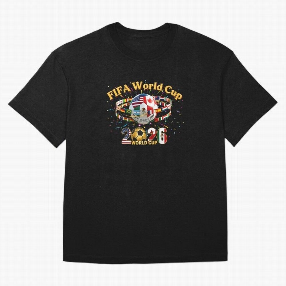 2026 World Cup Soccer World Flags Stadium Graphic Classic T-Shirt Bring Legendary Rivalry Energy to FIFA World Cup 2026 Centered on Haaland and Mbappe, Argentina and Brazil Energy, Stadium Memories, Football Loyalty, International Chants and