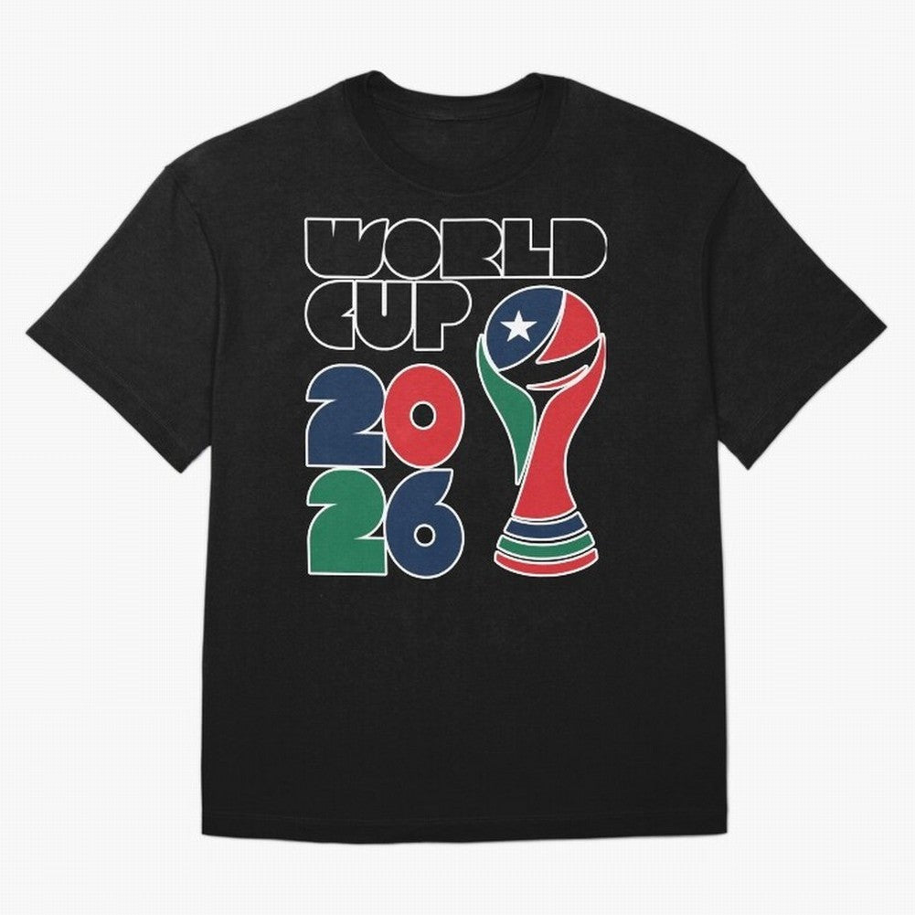 Minimalist Funky World Cup 2026 Design Classic T-Shirt Fuel Your Fan Pride for Match Day Hype around FIFA World Cup 2026 USA Canada Mexico, Mbappe, Argentina, France and Brazil, Stadium Chants, National Pride, Trophy Dreams and Unforgettable