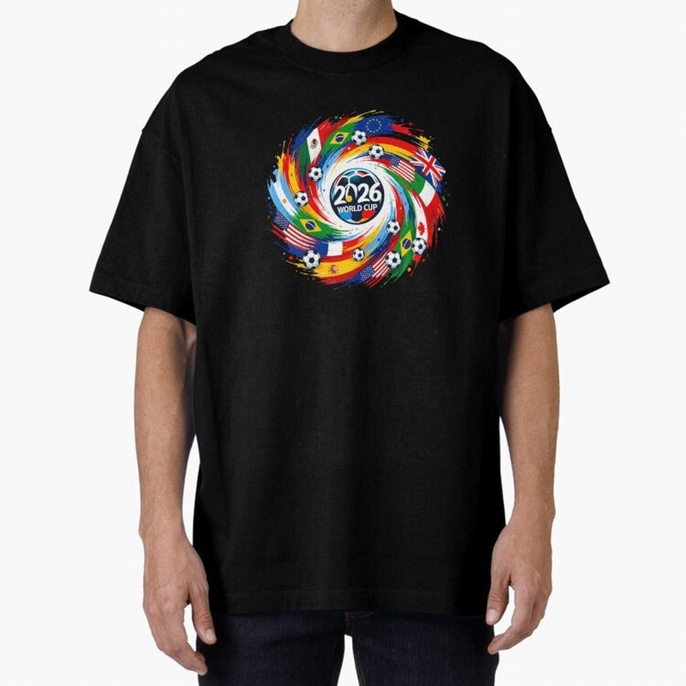 2026 World Cup, FIFA World Cup 2026 Soccer Classic T-Shirt Embrace FIFA World Cup 2026 Group Stage for Fans of Cristiano Ronaldo, Haaland and CR7 and Germany, Bringing Vintage Soccer Flavor, Modern Football Stars, National Flags and Final Night