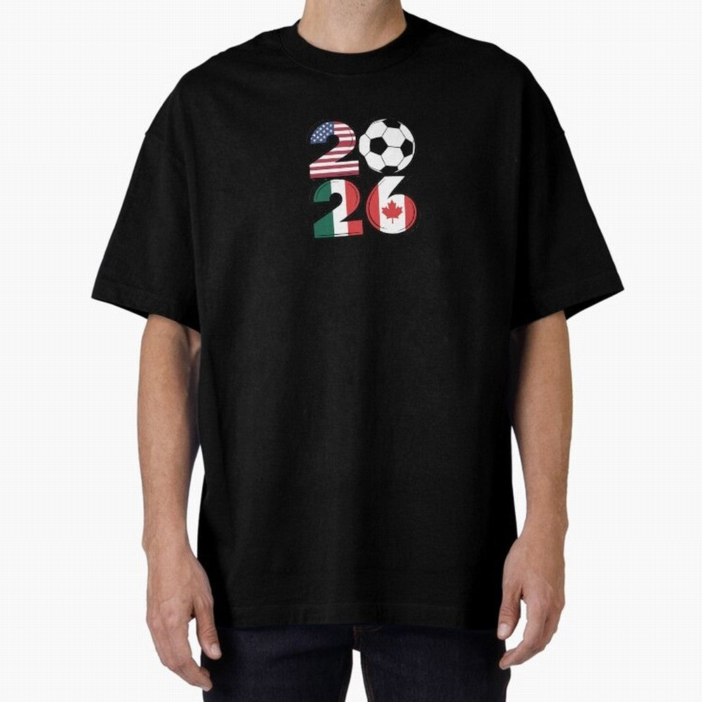 2026 soccer logo Classic T-Shirt Carry National Pride through Match Day Hype around FIFA World Cup 2026 Group Stage, Messi, Neymar and Mbappe, France and Portugal, Stadium Memories, Football Loyalty, International Chants and Championship Tradition;