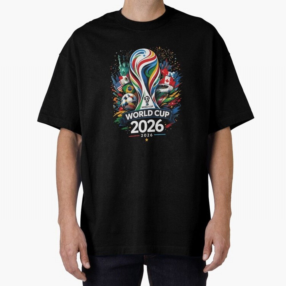 World Cup 2026, Soccer Fan Classic T-Shirt Showcase Global Football Passion for FIFA World Cup 2026, Built around Messi, Brazil, Global Supporter Spirit, Legendary Goals, National Colors and Tournament Celebration; Perfect for Supporters Who Want