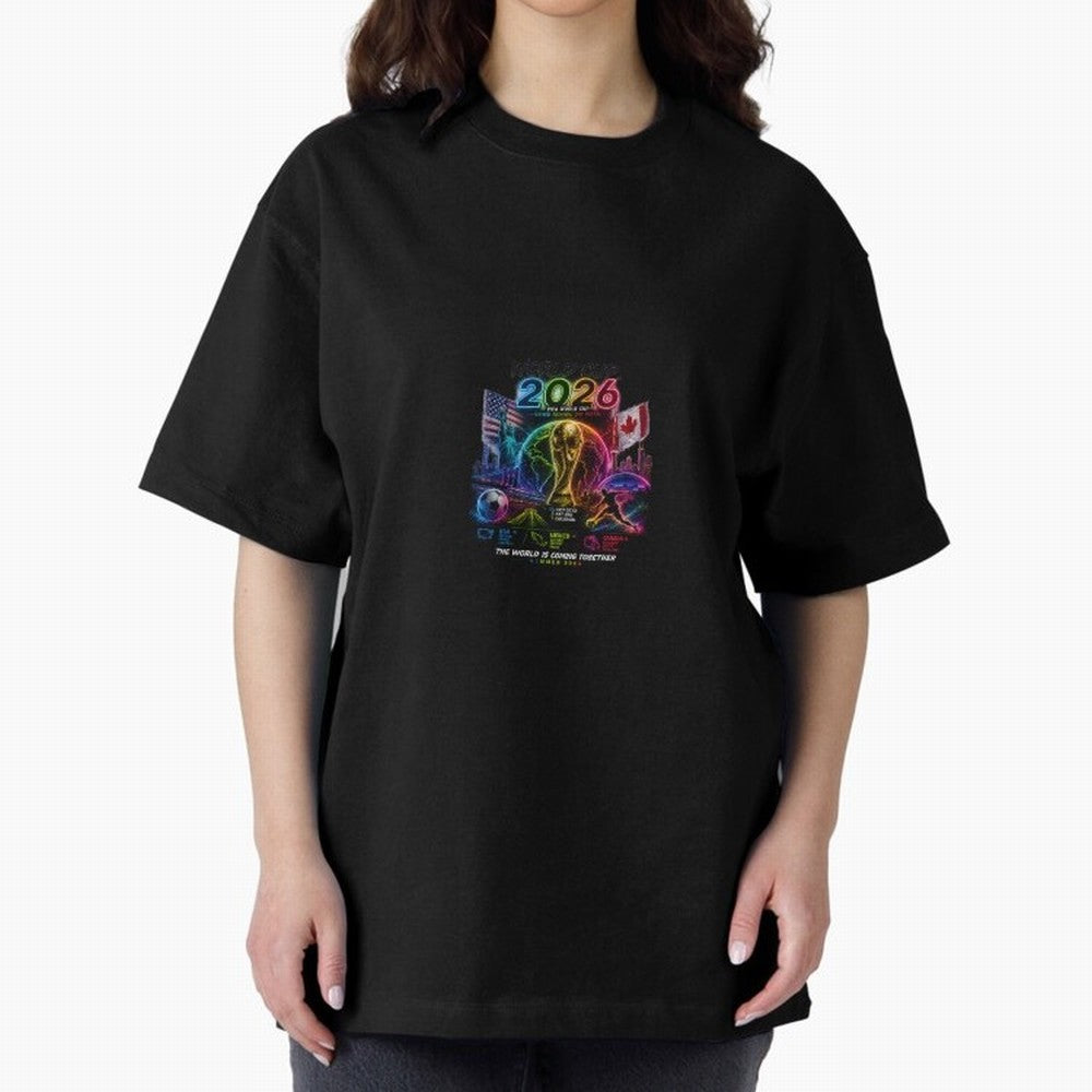 World Cup 2026 ¨C United Passion ?? | Neon Football Design Classic T-Shirt Spotlight FIFA World Cup 2026 Group Stage for Fans of Mbappe and England, France and Netherlands, Bringing Classic Soccer Heritage, Championship Pressure, Fan Loyalty and