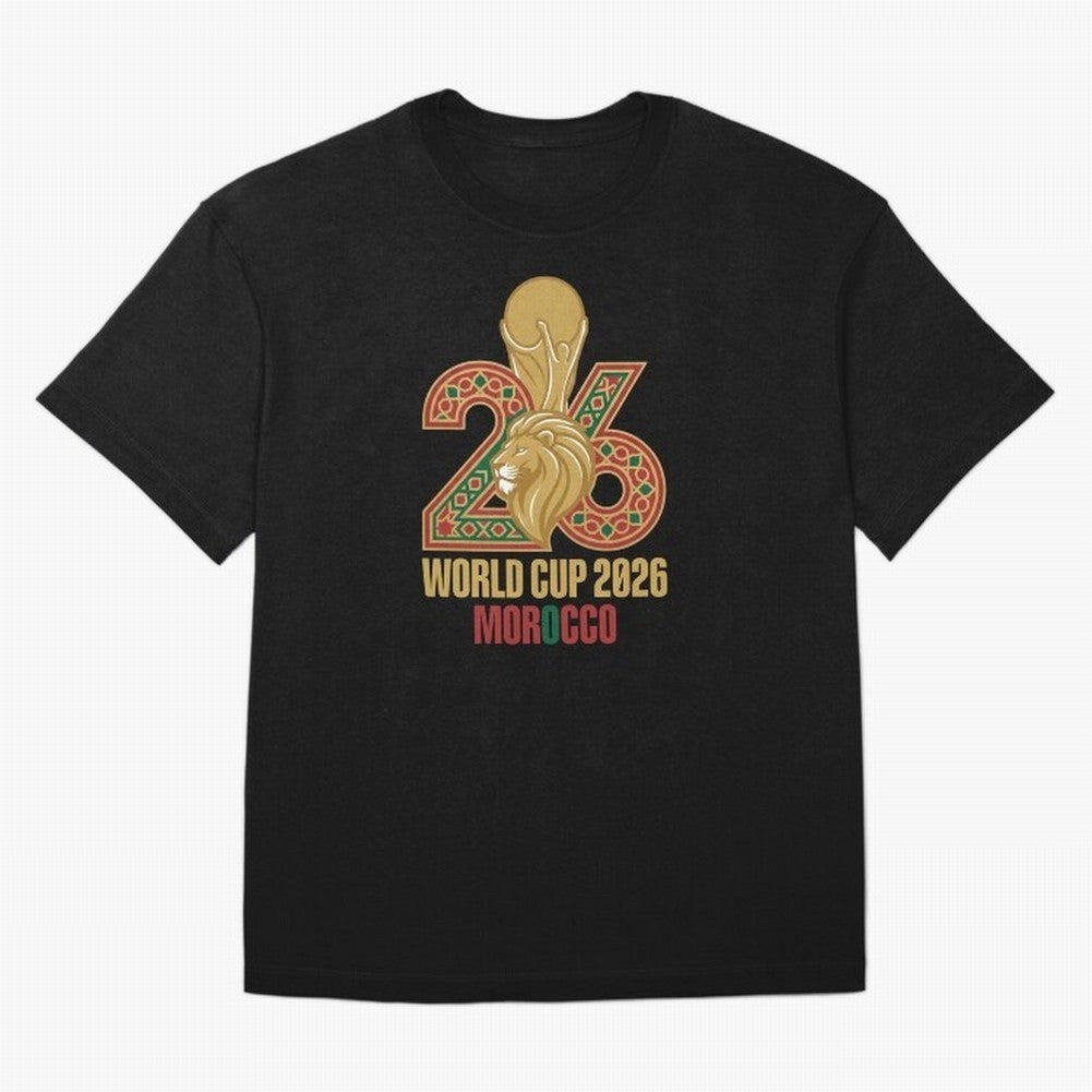 Copy of WORLD CUP 2026 MOROCCO Classic T-Shirt Mark FIFA World Cup 2026 Group Stage Filled with CR7, England Energy, Game Day Rituals, Football Legends, Country Pride and the Road to the Final; Perfect for Supporters Who Want Bold Football Energy,