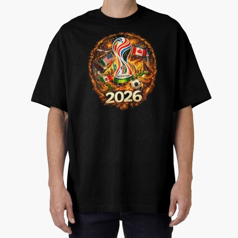 World Football Spirit 2026 USA Canada Mexico Soccer Fan Classic T-Shirt Show Support during FIFA World Cup 2026 Group Stage for Fans of Cristiano Ronaldo, Haaland and CR7 and Germany, Bringing Match Day Excitement, Supporter Culture, Golden Goals