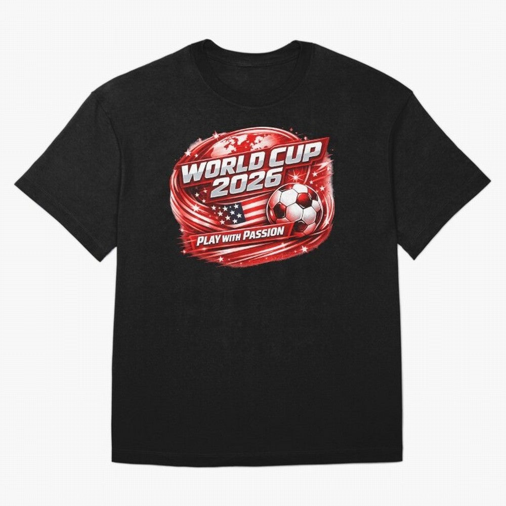 World Cup 2026 Classic T-Shirt Create the FIFA World Cup 2026 USA Canada Mexico Journey through Messi, CR7 and Mbappe Highlights, Argentina, France and Brazil Pride, Match Day Excitement, Supporter Culture, Golden Goals and Global Football Passion;