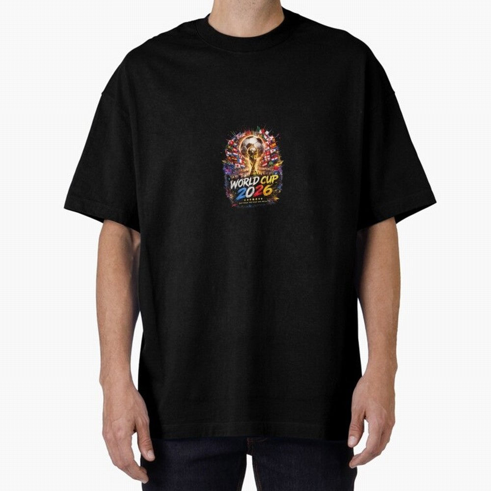 Copy of World Cup 2026 ¨C United Passion ?? | Neon Football Design Classic T-Shirt Honor FIFA World Cup 2026 Group Stage for Fans of Mbappe and Argentina, Bringing Sports Nostalgia, International Competition, Famous Players and Unforgettable