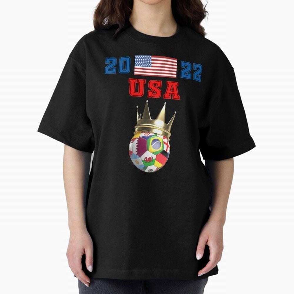 USA world cup jersey 2022 Classic T-Shirt Feel the Trophy Chase of Global Football Passion for FIFA World Cup 2026 USA Canada Mexico, Filled with Cristiano Ronaldo, Spain and Netherlands, Sports Nostalgia, International Competition, Famous Players
