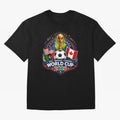 World Cup 2026 Sticker ¨C USA Mexico Canada Football Trophy Design Classic T-Shirt Enjoy FIFA World Cup 2026 for Fans of Cristiano Ronaldo, Haaland and CR7 and Argentina and Brazil, Bringing Supporter Pride, Iconic Celebrations, Legendary Names and