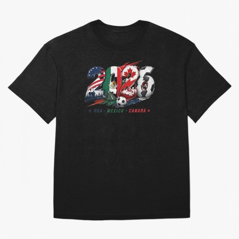 United by Football 2026 North America Soccer Design Classic T-Shirt Relive FIFA World Cup 2026 Connected to Messi, CR7 and Mbappe, France and Portugal Energy, Champion Mindset, Group Stage Buzz, Knockout Tension and Passionate Fan Culture; Ideal