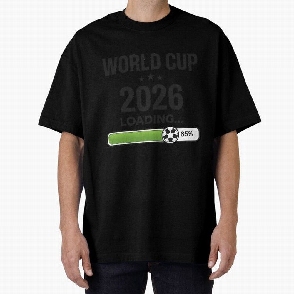 Copy of World Cup 2026 Loading Funny Football Shirt Soccer Fan Gift Classic T-Shirt Represent FIFA World Cup 2026 Group Stage Spirit, Highlighting Brazil, Messi and Cristiano Ronaldo, Supporter Pride, Iconic Celebrations, Legendary Names and Global