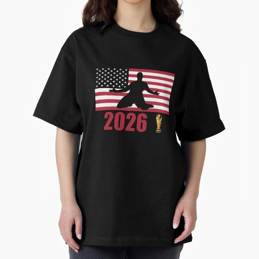USA World Cup 2026 T-Shirt_84815866 Classic T-Shirt Support Your Favorite Stars during Global Football Passion for FIFA World Cup 2026, Centered on Mbappe, Brazil, Portugal and Argentina, Global Supporter Spirit, Legendary Goals, National Colors