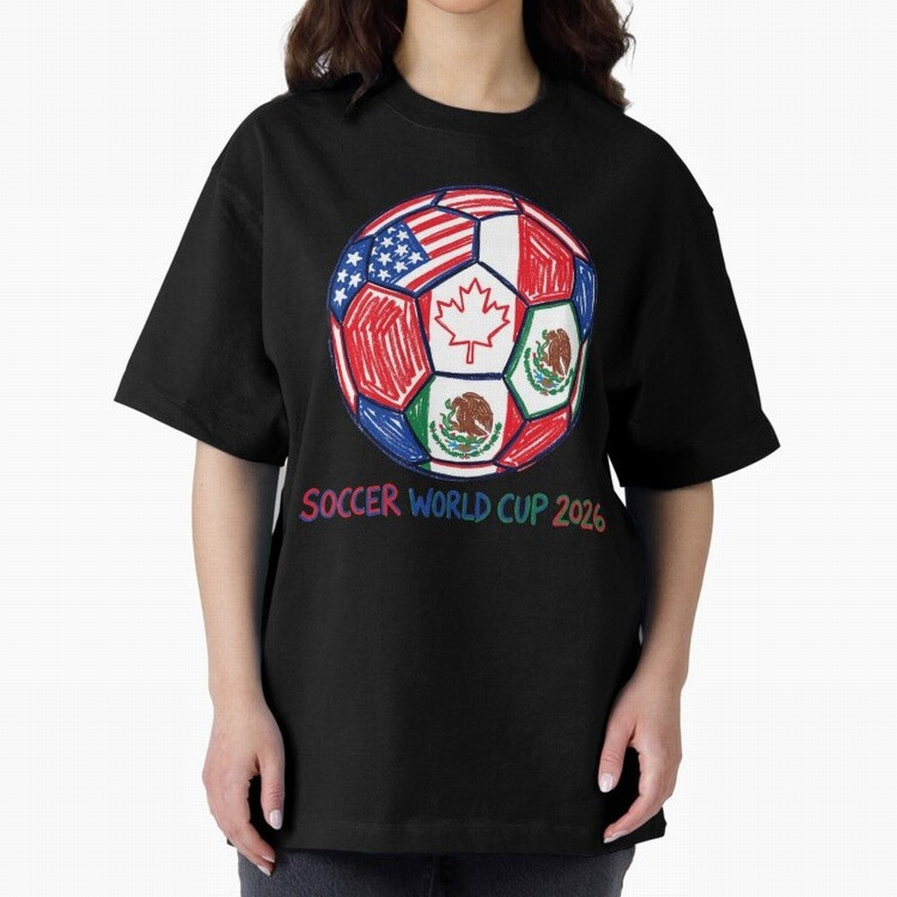 soccer world cup 2026 Classic T-Shirt Relive Match Day Hype around FIFA World Cup 2026 USA Canada Mexico, Mbappe and Neymar, Spain, Goal Celebration Energy, Supporter Heritage, Football Icons and Worldwide Tournament Joy; Created for Match Day