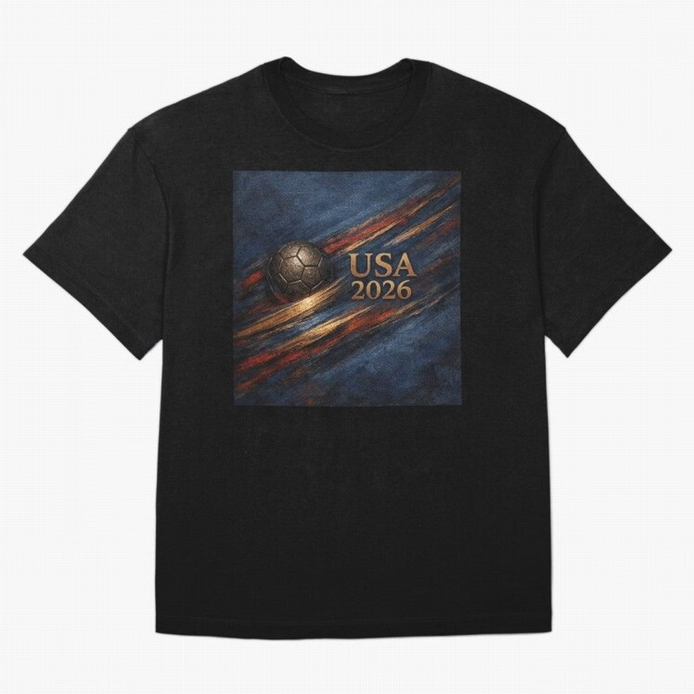 Bronze Inspired USA 2026 Soccer Theme Classic T-Shirt Enjoy Match Day Hype around FIFA World Cup 2026 Group Stage, CR7 and Messi, France and Portugal, Champion Mindset, Group Stage Buzz, Knockout Tension and Passionate Fan Culture; Great for