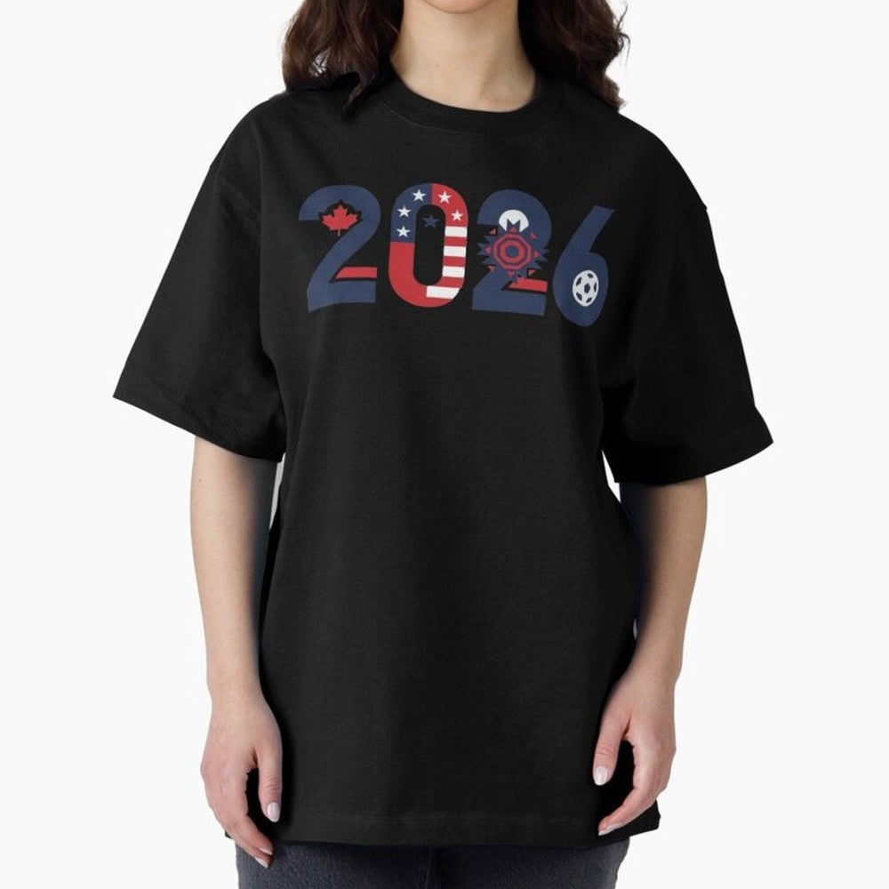 North America Soccer 2026 - Three Nations Fan Art Classic T-Shirt Experience Global Football Passion for FIFA World Cup 2026 USA Canada Mexico, Driven by Mbappe and Neymar, Spain and Netherlands, Match Day Excitement, Supporter Culture, Golden