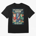 The Cats Football World Cup Classic T-Shirt Celebrate Football Heritage in FIFA World Cup 2026 for Fans of Neymar and Argentina, France and Brazil, Bringing Football Passion, Legendary Performances, Festival Vibes and Supporter Community; Ideal for