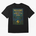 Miami Home of the World Cup 2026 Soccer Fan Poster ¡ª Tropical Art Print Classic T-Shirt Celebrate Fan Favorites in Global Football Passion for FIFA World Cup 2026 USA Canada Mexico, Driven by Cristiano Ronaldo, Haaland and CR7, Argentina, France